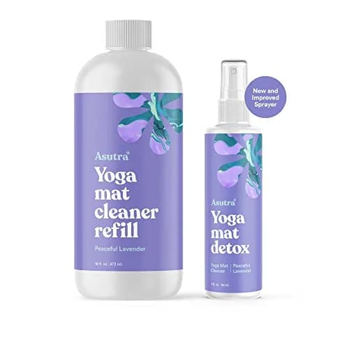 ASUTRA Organic Yoga Mat Cleaner Spray 4 fl oz | No Residue, Essential Oils, Deep-Cleansing thumbnail 9