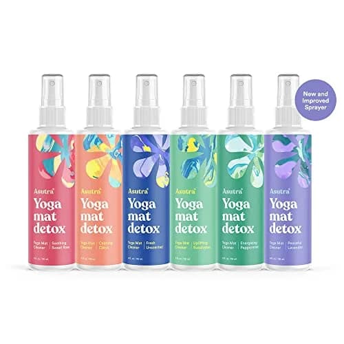 ASUTRA Yoga Mat Cleaner Spray Variety Pack (6 x 4 fl oz) | Essential Oil Aromatherapy & Deep Cleaning thumbnail 5
