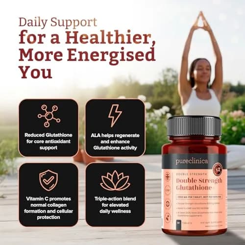 pureclinica Glutathione 1000mg | Skin Brightening & Detox Support (70-120 chars) thumbnail 5