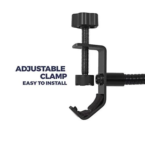 Enabled Microphone Pop Filter 6" with Clamp | Dual Nylon Layers for Clear Recording thumbnail 8