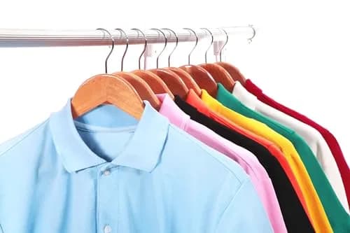 Clothe Co. Men's Big and Tall Polo Shirt | Performance Cotton Blend, Short Sleeve, Jet Black, XLT thumbnail 3