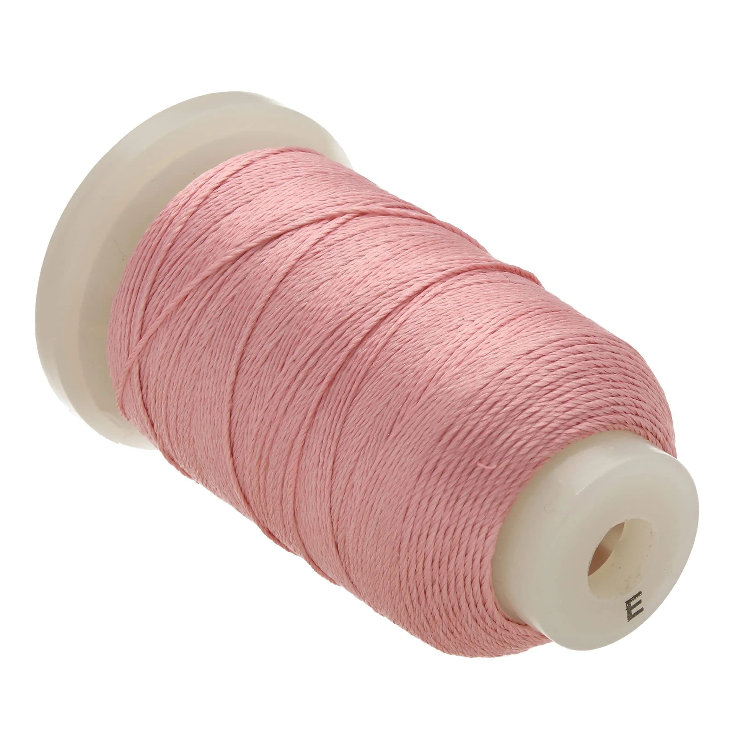 The Beadsmith Pure Silk Cord White Size 0 0.152 mm (0.006”) 600 Yards (1800 ft) | Luxury Jewelry Stringing — Raspberry Cream