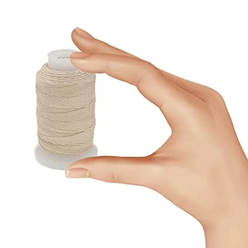 The Beadsmith Pure Silk Cord – Ecru, Size FFF (0.419 mm/0.0165”), 92 Yards (276 ft) thumbnail 4
