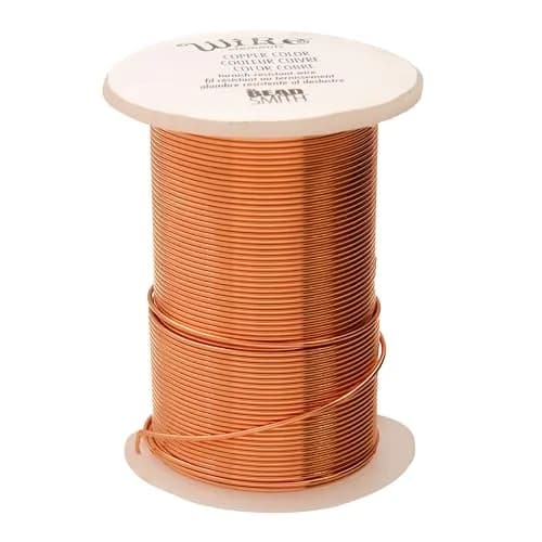 The Beadsmith Copper Jewelry Wire 28 Gauge Antique Copper 36.58m (40 Yd) | Tarnish-Resistant & Lead-Free thumbnail 3