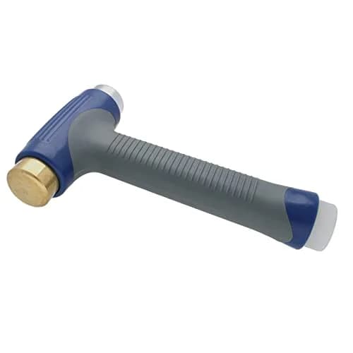 The Beadsmith EZ-Strike Hammer - Metal Elements Patent Protected Metal Working Hammer - Interchangeable Heads - 6.5” x 3.75” - Ergonomic Handle - Use for Stamping Jewelry, Leather & Wood thumbnail 1