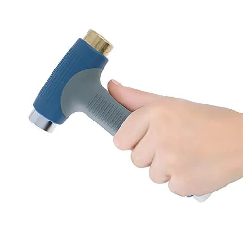 The Beadsmith EZ-Strike Hammer - Metal Elements Patent Protected Metal Working Hammer - Interchangeable Heads - 6.5” x 3.75” - Ergonomic Handle - Use for Stamping Jewelry, Leather & Wood thumbnail 3
