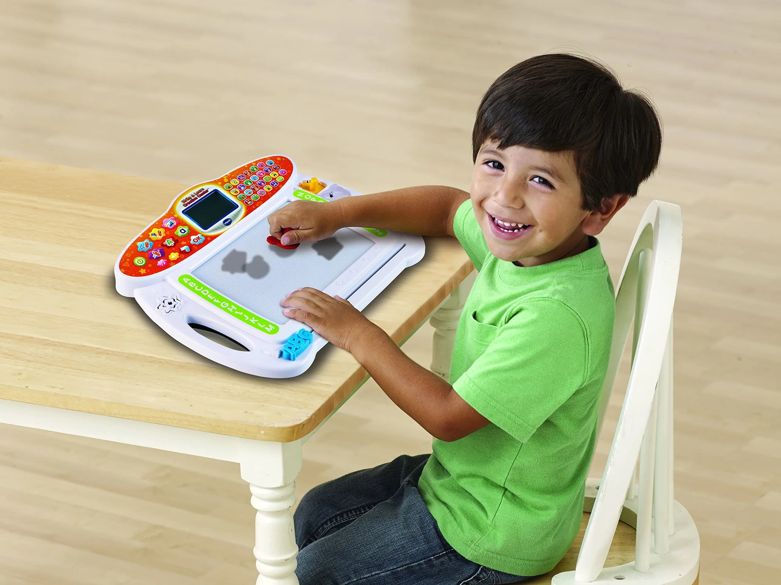VTech Write and Learn Creative Center White 36 cm (14.4 in) H x 30.7 cm (12.1 in) L x 23.6 cm (9.3 in) W | Interactive Learning Toy for Ages 3-6 - view 4