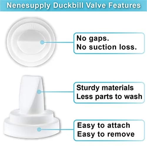 NENESUPPLY 5 pc Duckbill Valves for Medela & Spectra Breast Pumps | BPA-Free, DEHP-Free thumbnail 5