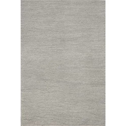 nuLOOM Penelope Light Grey Solid Hand Woven Wool Area Rug, 5' x 8' | Cozy & Durable (70-120 chars) thumbnail 6