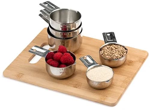 Hudson Essentials Stainless Steel Measuring Cups Set (6 Piece Set) | Durable, Dishwasher Safe, Nesting Design thumbnail 4