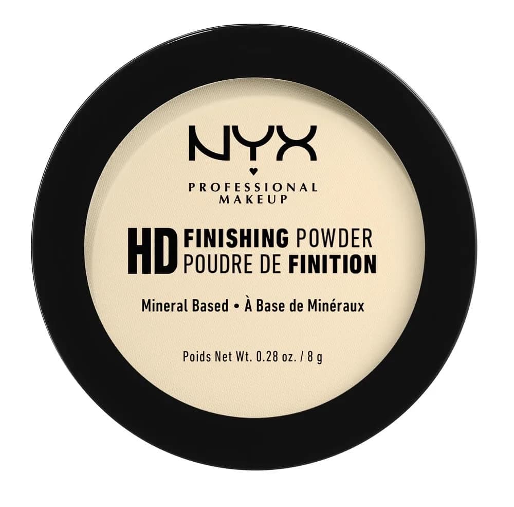 NYX PROFESSIONAL MAKEUP HD Finishing Powder, Pressed Setting Powder - Banana 7.94g (0.28 oz) | Camera-Ready Matte Finish - view 3