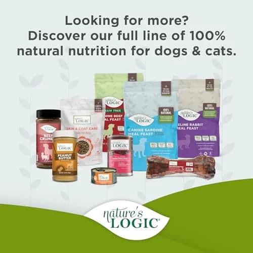 NATURE'S LOGIC Sardine Feline Meal Feast Dry Cat Food 7.7 lb | Complete & Natural Nutrition thumbnail 8