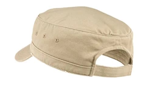 Joe's USA Ladies Military Style Distressed Cotton Twill Cap-Khaki | Lightweight, Adjustable, Summer Ready thumbnail 2