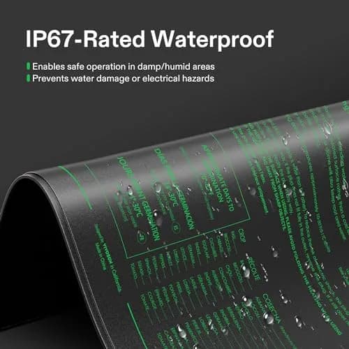 VIVOSUN Durable Waterproof Seedling Heat Mat 54cm x 52.7cm (20" x 20.75") | UL & MET-Certified Warm Hydroponic Heating Pad for Germination thumbnail 4