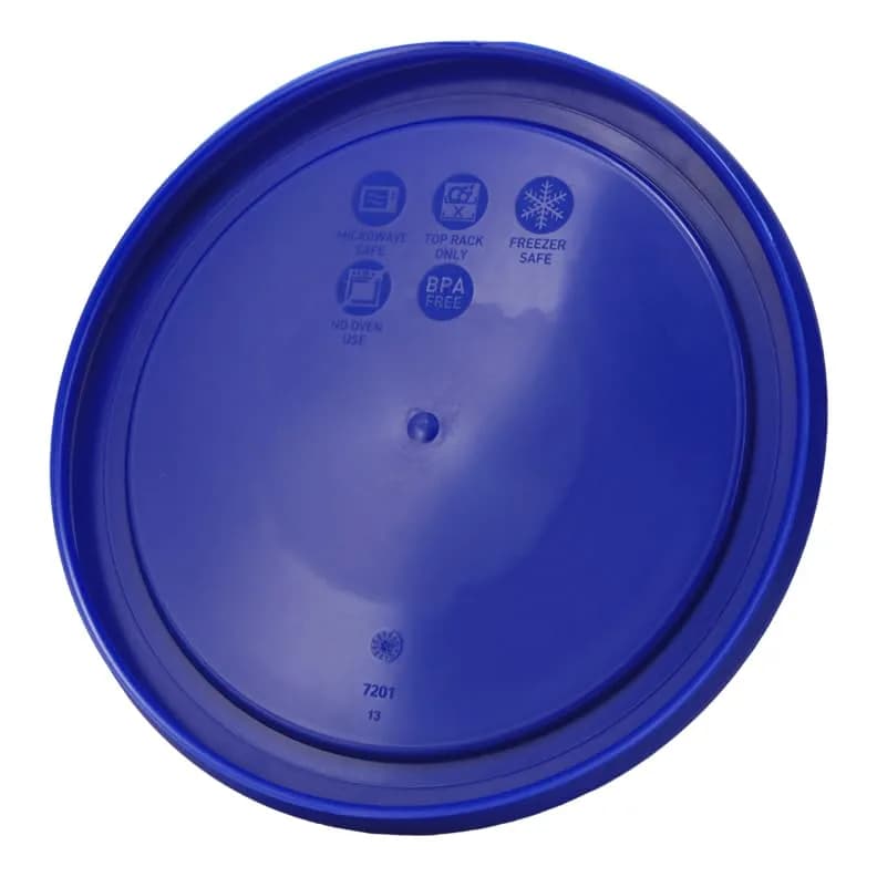 Pyrex 7201-PC 4-Cup Round Plastic Lids 950ml (2-Pack) | BPA-Free, Microwave Safe, Dishwasher Safe thumbnail 8
