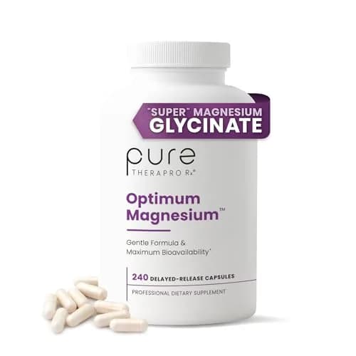 Pure Therapro Rx Optimum Magnesium 240 Capsules | Supports Energy & Sleep, Chelated for Absorption, Made in USA thumbnail 1