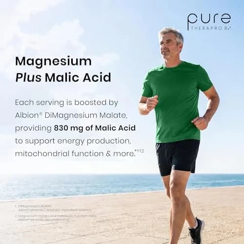 Pure Therapro Rx Optimum Magnesium 240 Capsules | Supports Energy & Sleep, Chelated for Absorption, Made in USA thumbnail 7