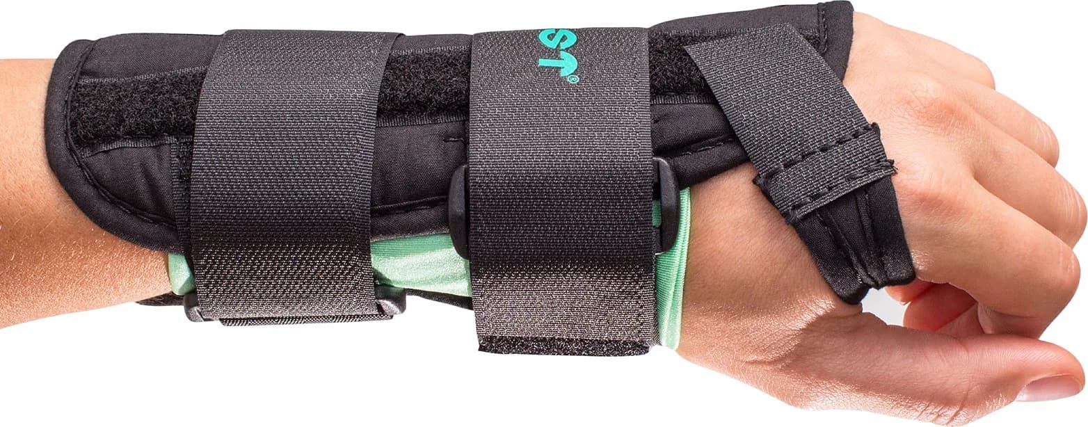 AIRCAST Aircast A2 Wrist Brace-Left-Large Support for Ligament, Sprain, CTS | Malleable Aluminum, Breath-O-Prene, Adjustable Velcro