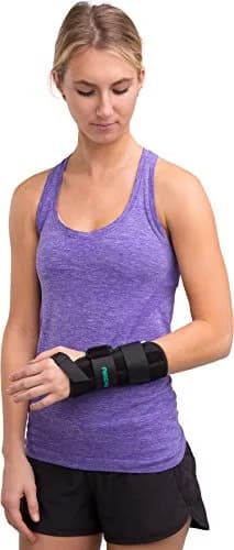 AIRCAST Aircast A2 Wrist Brace-Left-Large Support for Ligament, Sprain, CTS | Malleable Aluminum, Breath-O-Prene, Adjustable Velcro thumbnail 4