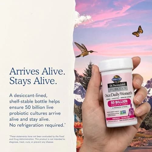 Garden of Life Dr. Formulated Probiotics for Women 50 Billion CFU 30 Capsules | Supports Digestive, Vaginal & Immune Health thumbnail 7