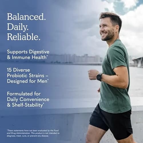 Garden of Life Probiotics for Men, Dr. Formulated 50 Billion CFU 15 Probiotics 30 Capsules | Digestive & Immune Support thumbnail 4