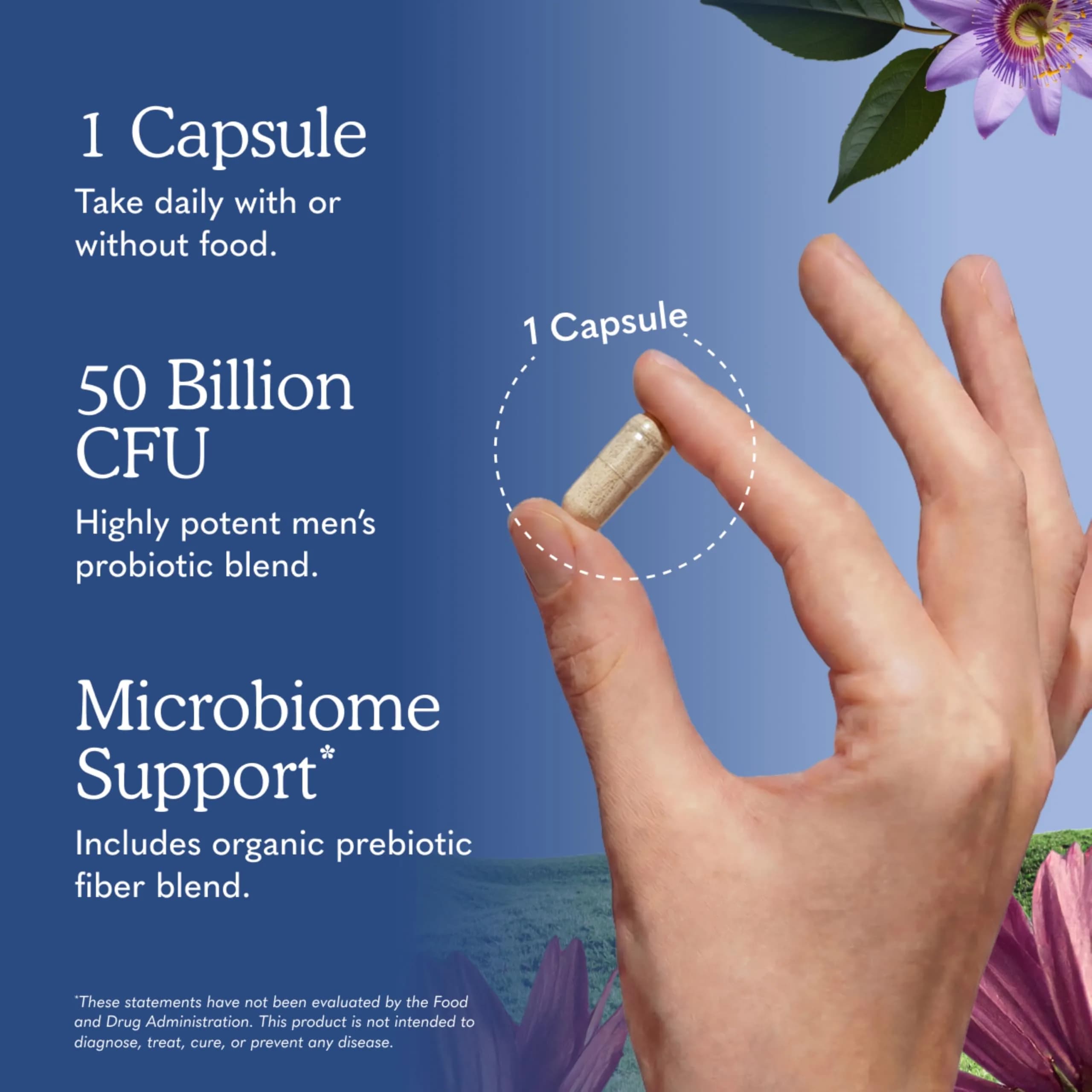 Garden of Life Probiotics for Men, Dr. Formulated 50 Billion CFU 15 Probiotics 30 Capsules | Digestive & Immune Support - view 5