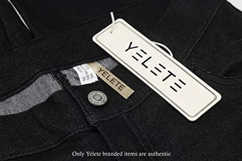 YELETE Womens Basic Five Pocket Stretch Jegging Tights Pants S/M Grey | Fitted, Breathable Cotton-Blend for All-Day Comfort thumbnail 7