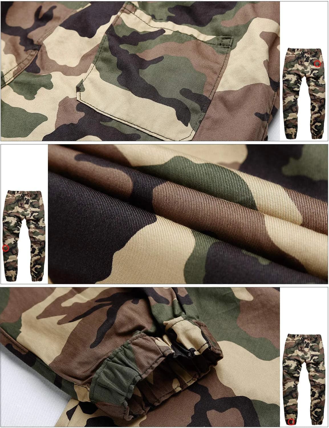 Match Men's Chino Jogger Pants, Khaki Max, 34 | Regular Fit, Cotton Comfort, Elastic Waist thumbnail 5