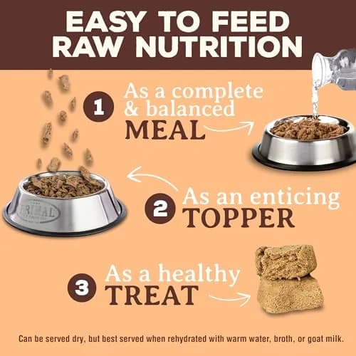 Primal Freeze Dried Raw Cat Food Nuggets, Pork, 5.5 oz | Complete & Balanced Nutrition for Cats thumbnail 4
