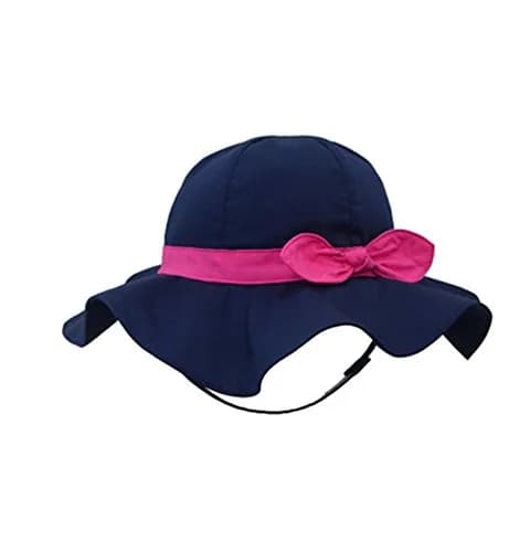 Vimeet Kid Baby Summer Hat Toddler Beach Sun Bucket Hat | Adjustable Cotton Sun Protection thumbnail 1