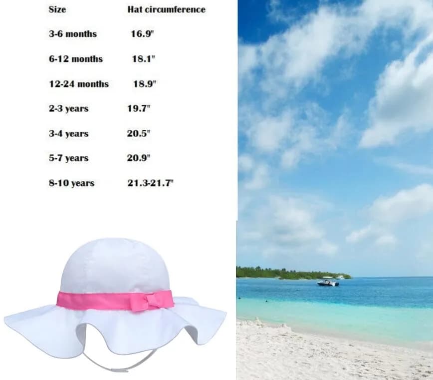 Vimeet Kid Baby Summer Hat Toddler Beach Sun Bucket Hat | Adjustable Cotton Sun Protection thumbnail 8