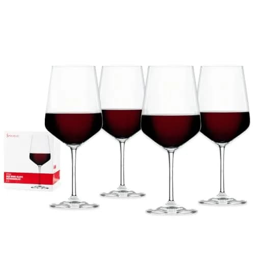 Spiegelau Style Red Wine Glasses Set of 4 | Elegant Stemmed Crystal for Cabernet & Pinot Noir thumbnail 1