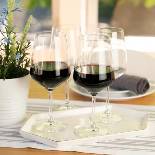 Spiegelau Style Red Wine Glasses Set of 4 | Elegant Stemmed Crystal for Cabernet & Pinot Noir thumbnail 9