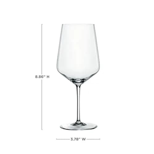 Spiegelau Style Red Wine Glasses Set of 4 | Elegant Stemmed Crystal for Cabernet & Pinot Noir thumbnail 3