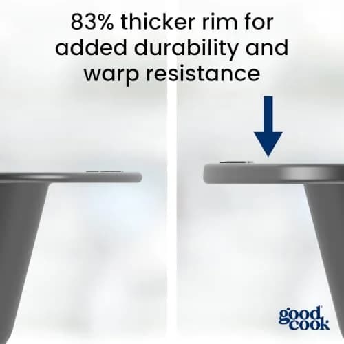 GoodCook Roast Pan with Rack 15 x 11-Inch | Nonstick Heavy-Gauge Aluminum, Gray thumbnail 5