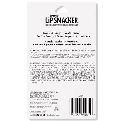 Lip Smacker Liquid Lip Gloss Friendship Pack, 5 Count | Glossy Finish, Hydrating Formula thumbnail 5