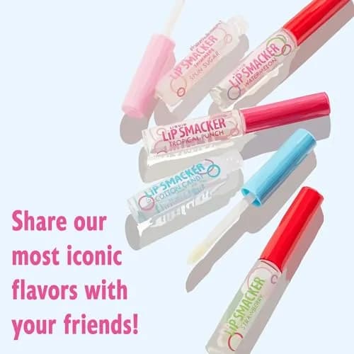 Lip Smacker Liquid Lip Gloss Friendship Pack, 5 Count | Glossy Finish, Hydrating Formula thumbnail 3