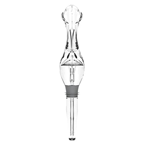 Host Tilt Wine Aerator Pour Spout | Adjustable Bottle Pourer with Stand, Gray, 1 thumbnail 1