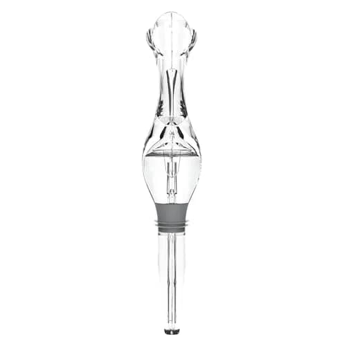 Host Tilt Wine Aerator Pour Spout | Adjustable Bottle Pourer with Stand, Gray, 1 thumbnail 6