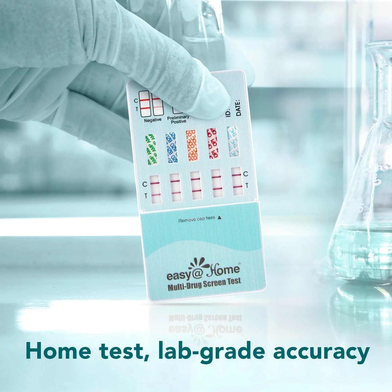 Easy@Home 5 Panel Urine Drug Test Kit | Detects THC, Cocaine, Opiates, AMP, BZO - view 7