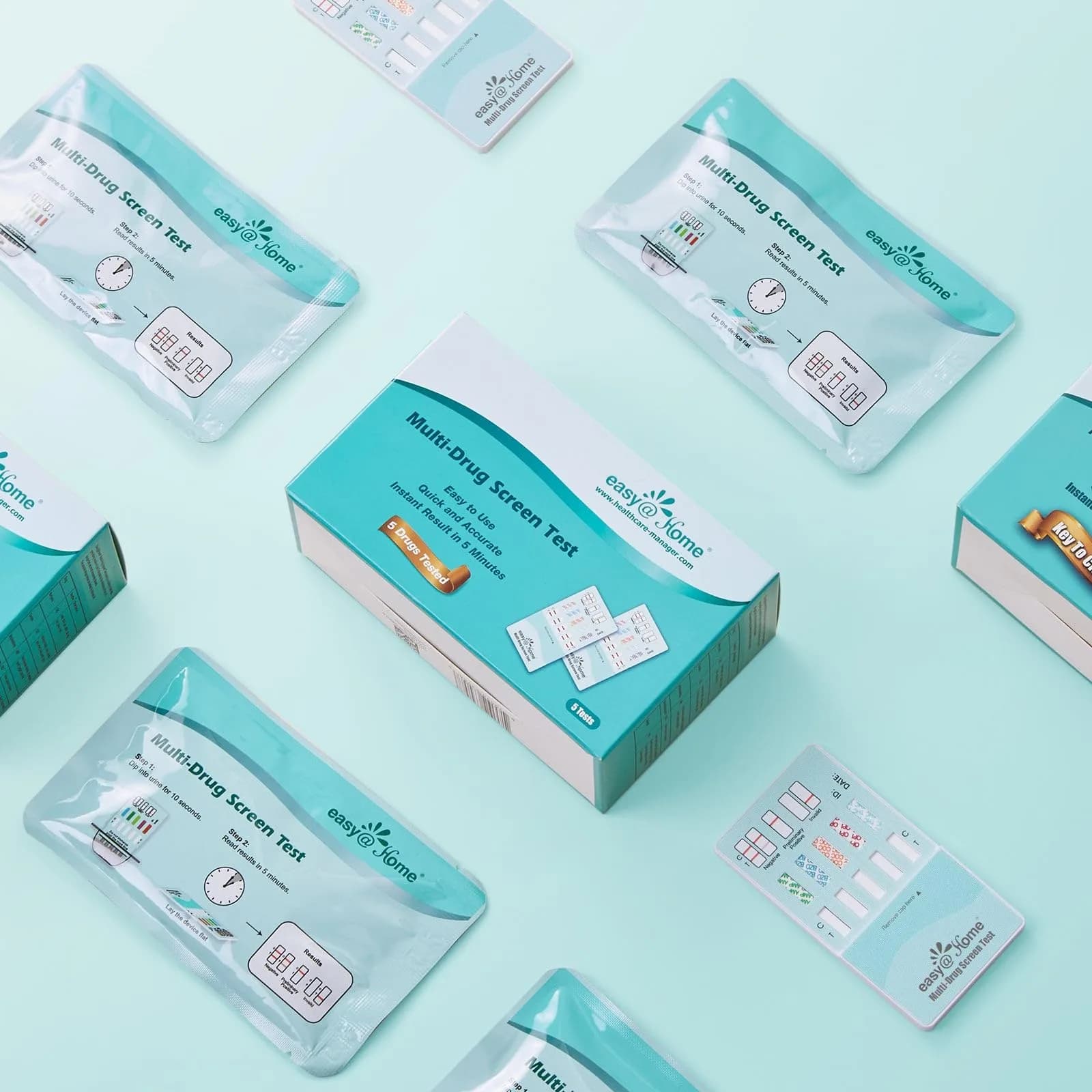 Easy@Home 5 Panel Urine Drug Test Kit | Detects THC, Cocaine, Opiates, AMP, BZO - view 8