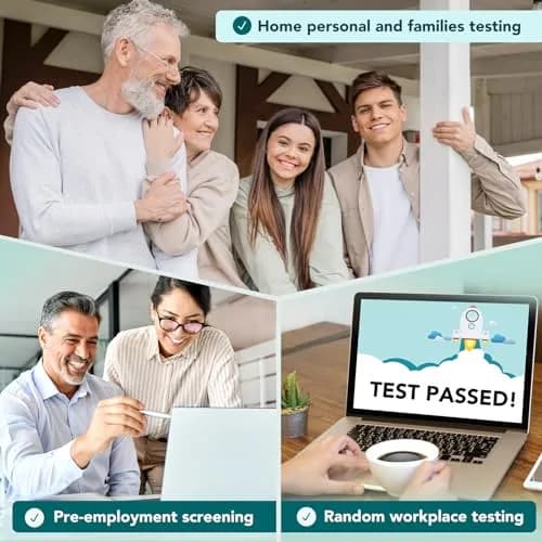 Easy@Home 5 Panel Urine Drug Test Kit, Multi Drug Screening Test, 10 Count | Accurate Home Screening thumbnail 6