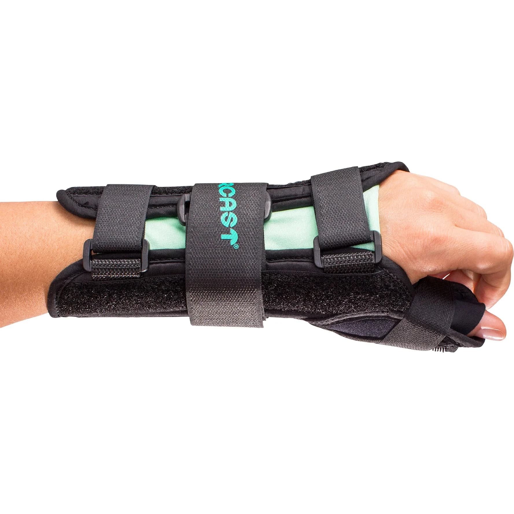 Aircast A2 Wrist Brace with Thumb Spica - Left Hand, Large | Supports Carpal Tunnel & Sprains - main product image