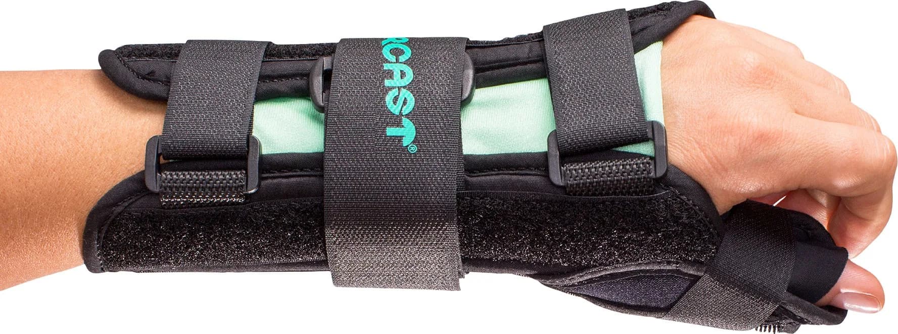 Aircast A2 Wrist Brace with Thumb Spica - Left Hand, Large | Supports Carpal Tunnel & Sprains - main product image
