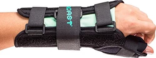 Aircast A2 Wrist Brace with Thumb Spica - Left Hand, Large | Supports Carpal Tunnel & Sprains thumbnail 1