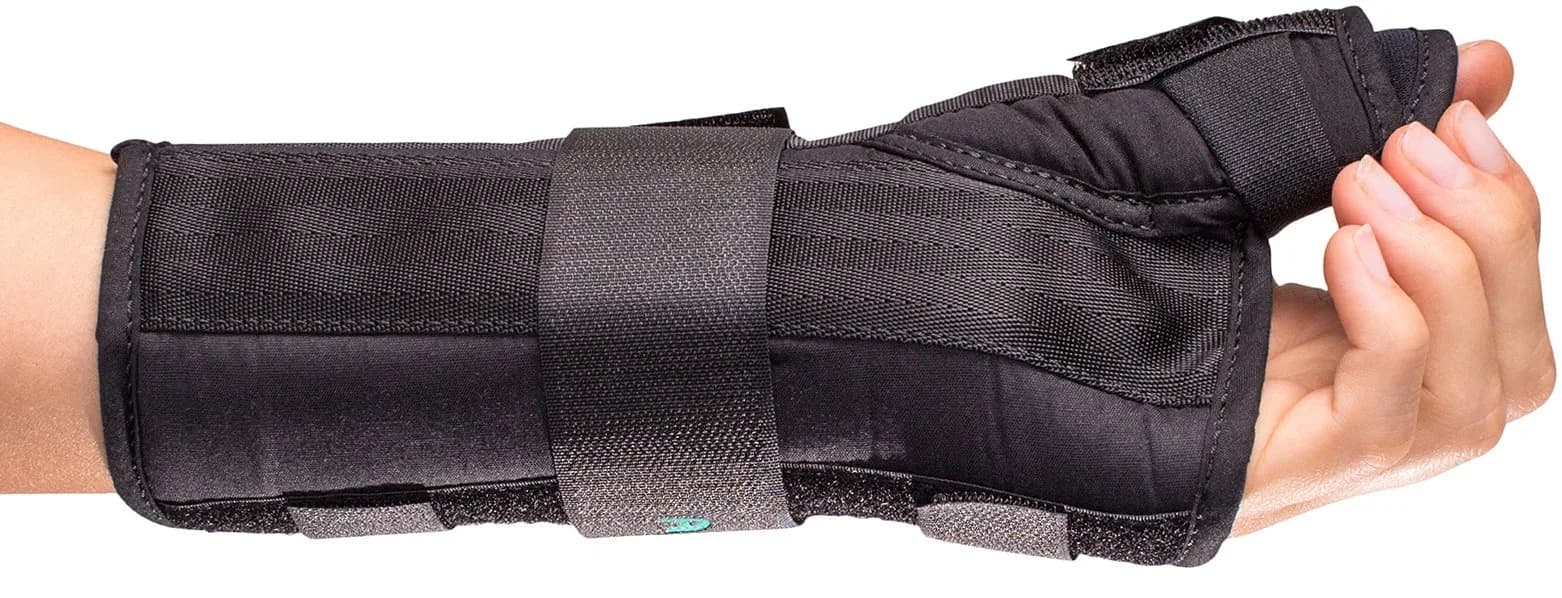Aircast A2 Wrist Brace with Thumb Spica - Left Hand, Large | Supports Carpal Tunnel & Sprains - view 3