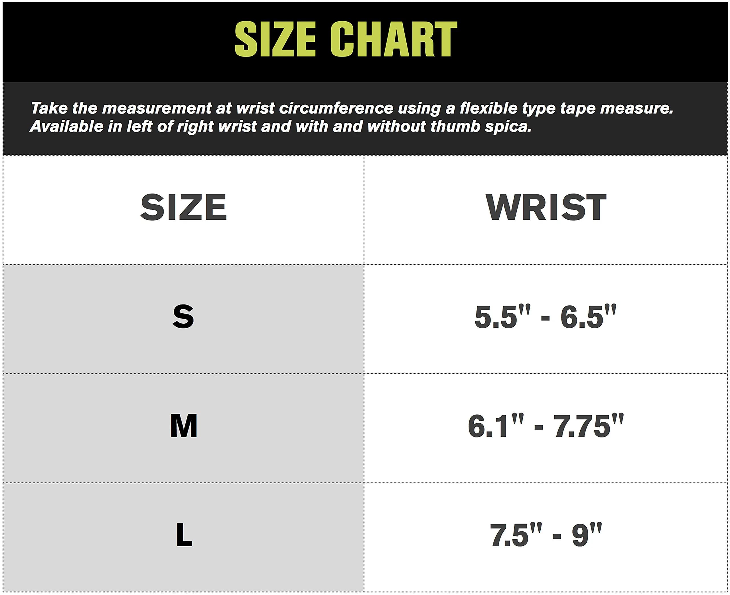 Aircast A2 Wrist Brace with Thumb Spica - Right Small 10cm (3.9in) | Supports Carpal Tunnel & Sprains - view 2