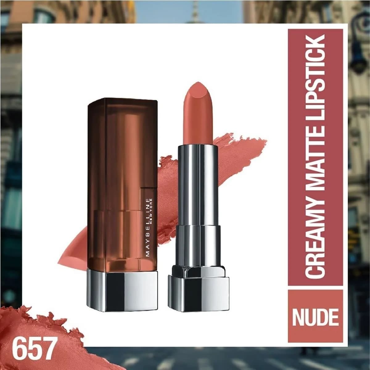 Maybelline Color Sensational On The Mauve Lipstick, 4g (0.15 Oz) - Creamy Hydrating Lip Color - view 2