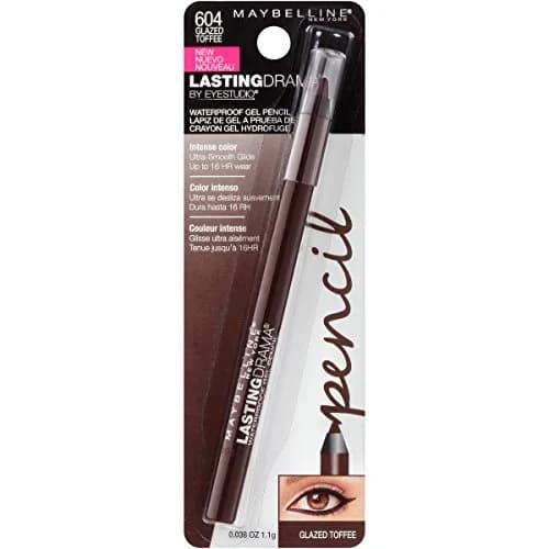Maybelline Eyestudio Lasting Drama Waterproof Gel Pencil Brown Eyeliner 1 Count | Matte, Long-Lasting, Waterproof thumbnail 2