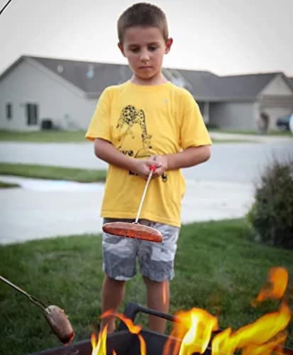MalloMe Telescoping Marshmallow Roasting Sticks 32" (8 Pack) | Heavy Duty Stainless Steel Smores Skewers for Campfire & Bonfire thumbnail 7